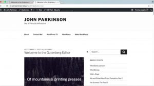 WordPress Gutenberg Tutorial