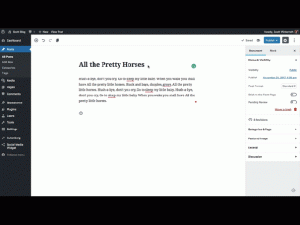 WordPress Gutenberg demo