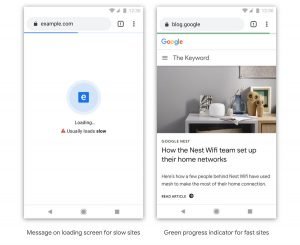 Chrome Site Speed Badging