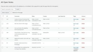 Track all open annotations with quick reference links