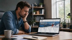 Customer disappointed on not finding what he wanted