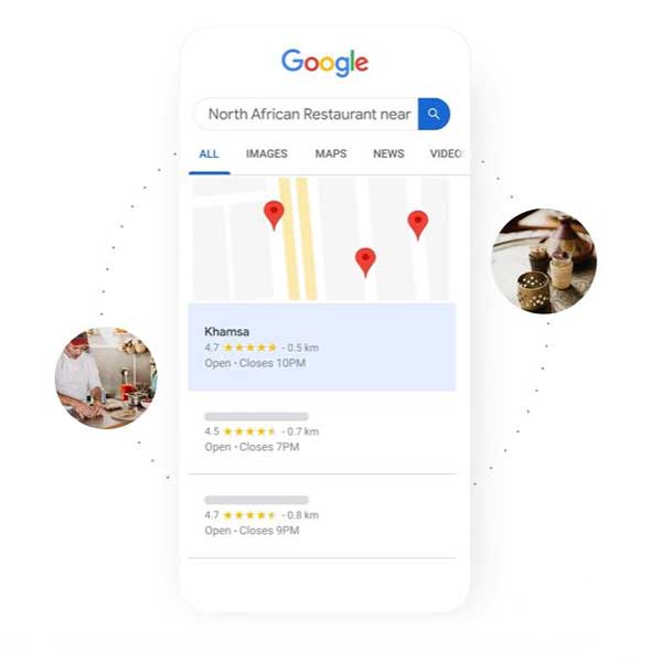 Google business profile list