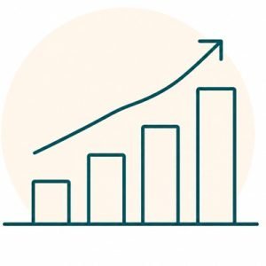 Upward growth trend 1